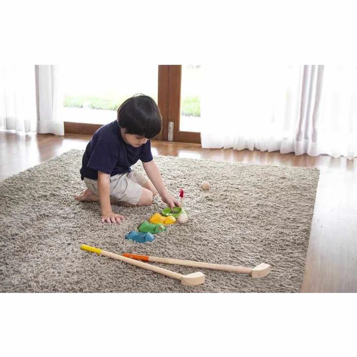 Đồ Chơi Gỗ PlanToys Bộ Mini Golf Cho Bé 3Y+