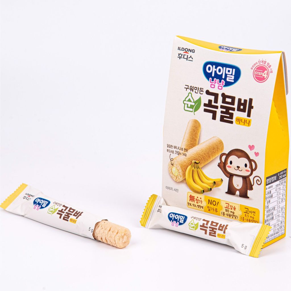 Bánh Ống Quế Cuộn Ngũ Cốc ILDONG Hàn Quốc 12M+