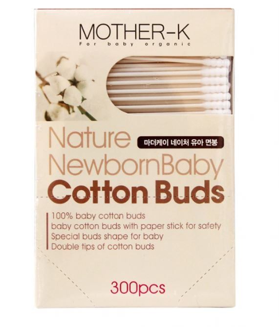 TĂM BÔNG SƠ SINH 1 ĐẦU XOẮN MOTHER-K HÀN QUỐC (300C)
