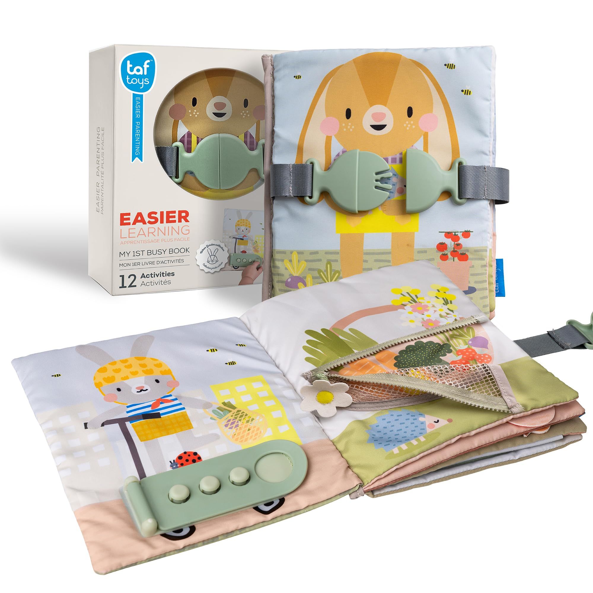 Sách Vải Kiêm Bảng Hoạt Động Phát Triển Kỹ Năng Taf Toys Quiet Busy Book