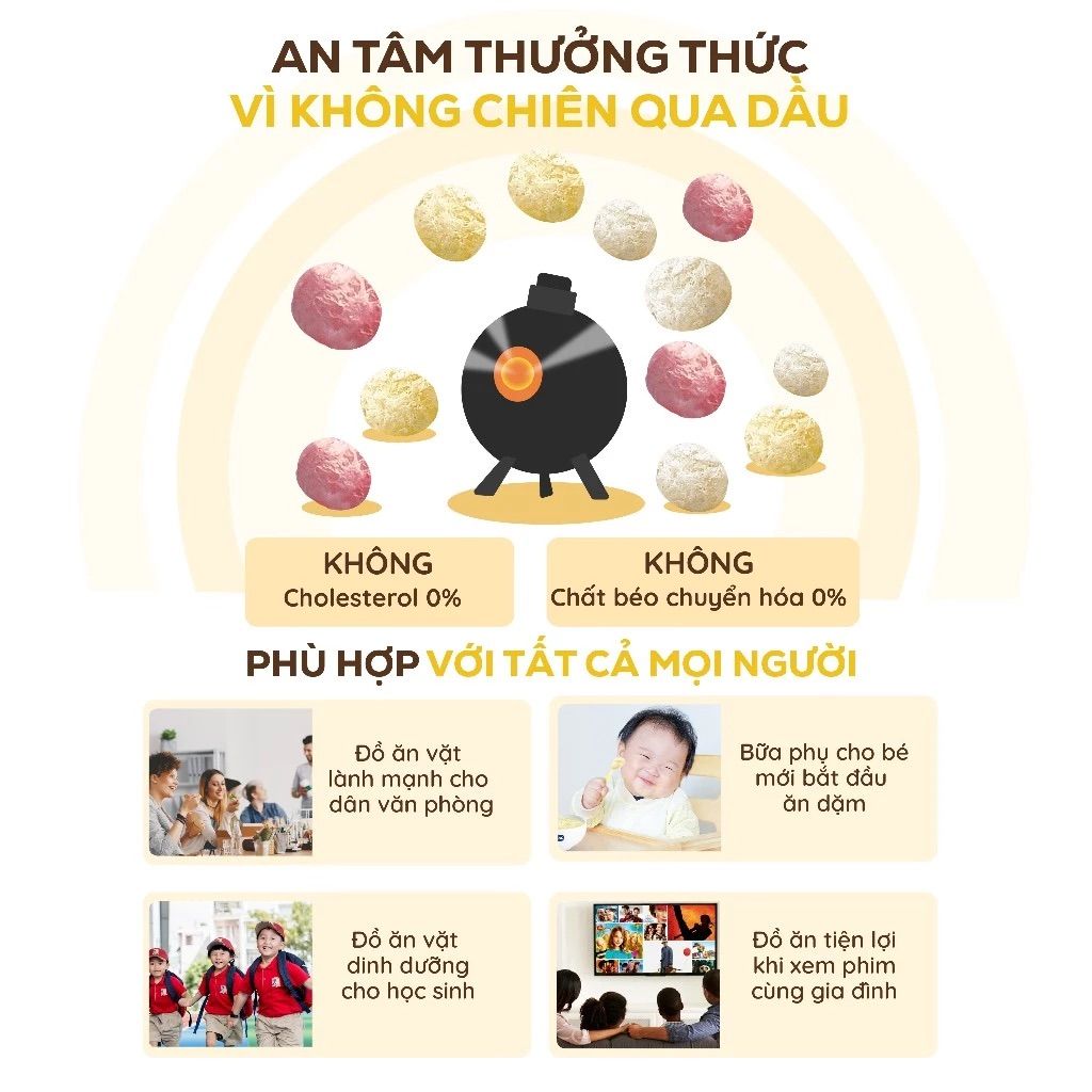 Bánh Bi Ngô Hữu Cơ Mom's Choice Hàn Quốc 6M+