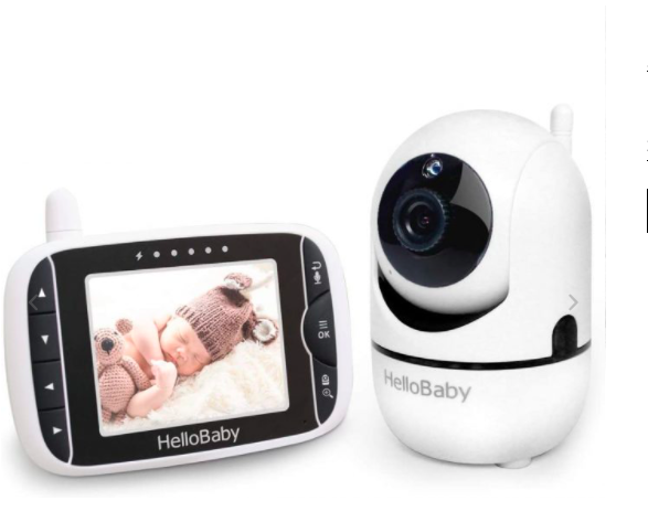 Camera theo dõi - báo khóc HelloBaby HB6550 (5 inch)