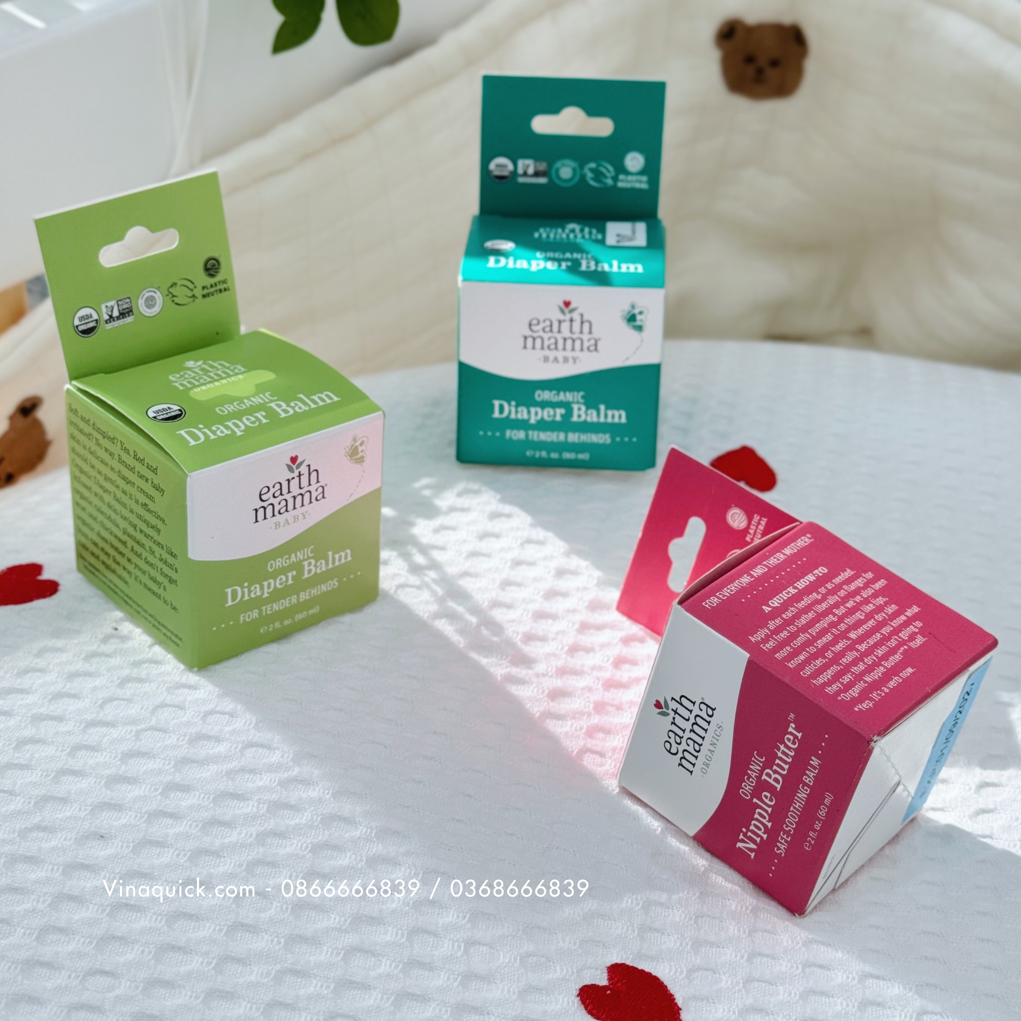 Kem Chống Hăm Hữu Cơ Cho Bé Earth Mama Organic Diaper Balm