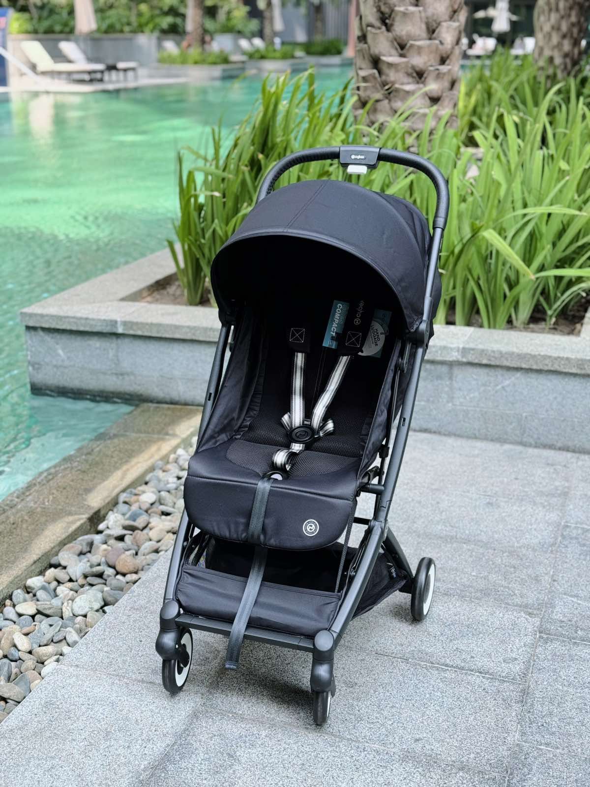 Xe Đẩy Gấp Gọn Cybex Orfeo - Màu Magic Black