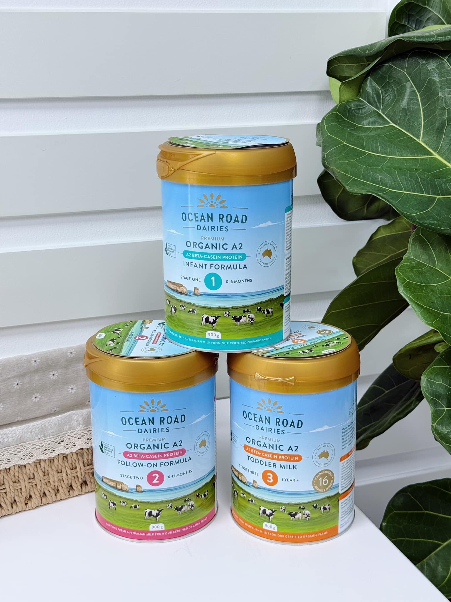 Sữa Ocean Road Dairies Infant Organic A2 Số 1 Cho Bé Từ 0-6 Tháng (900g)