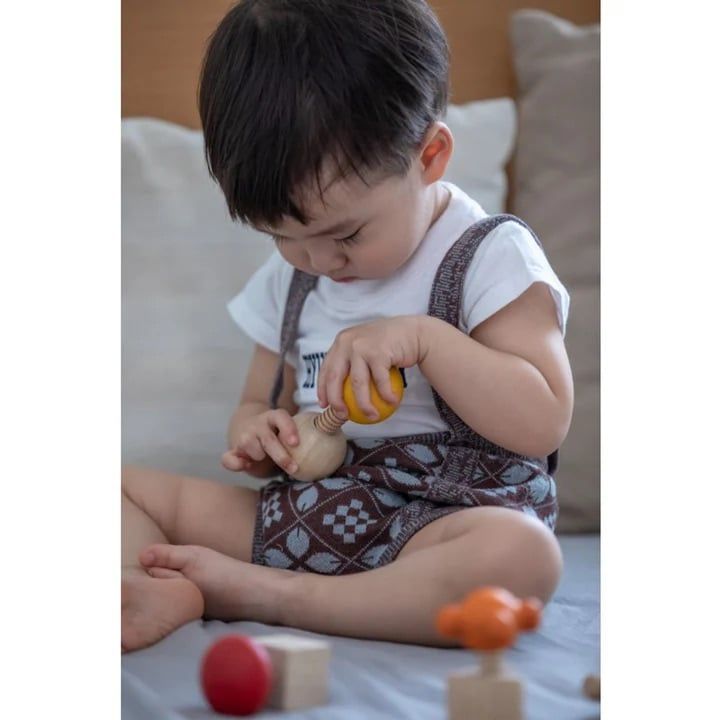 Đồ Chơi Gỗ PlanToys Cơ Khí Vặn Ốc Vít Nuts & Bolts Cho Bé 2Y+