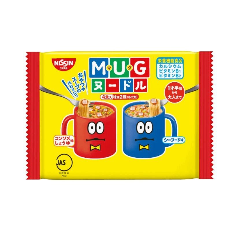 MÌ MUG NISSIN NHẬT BẢN CHO BÉ TRÊN 1 TUỔI