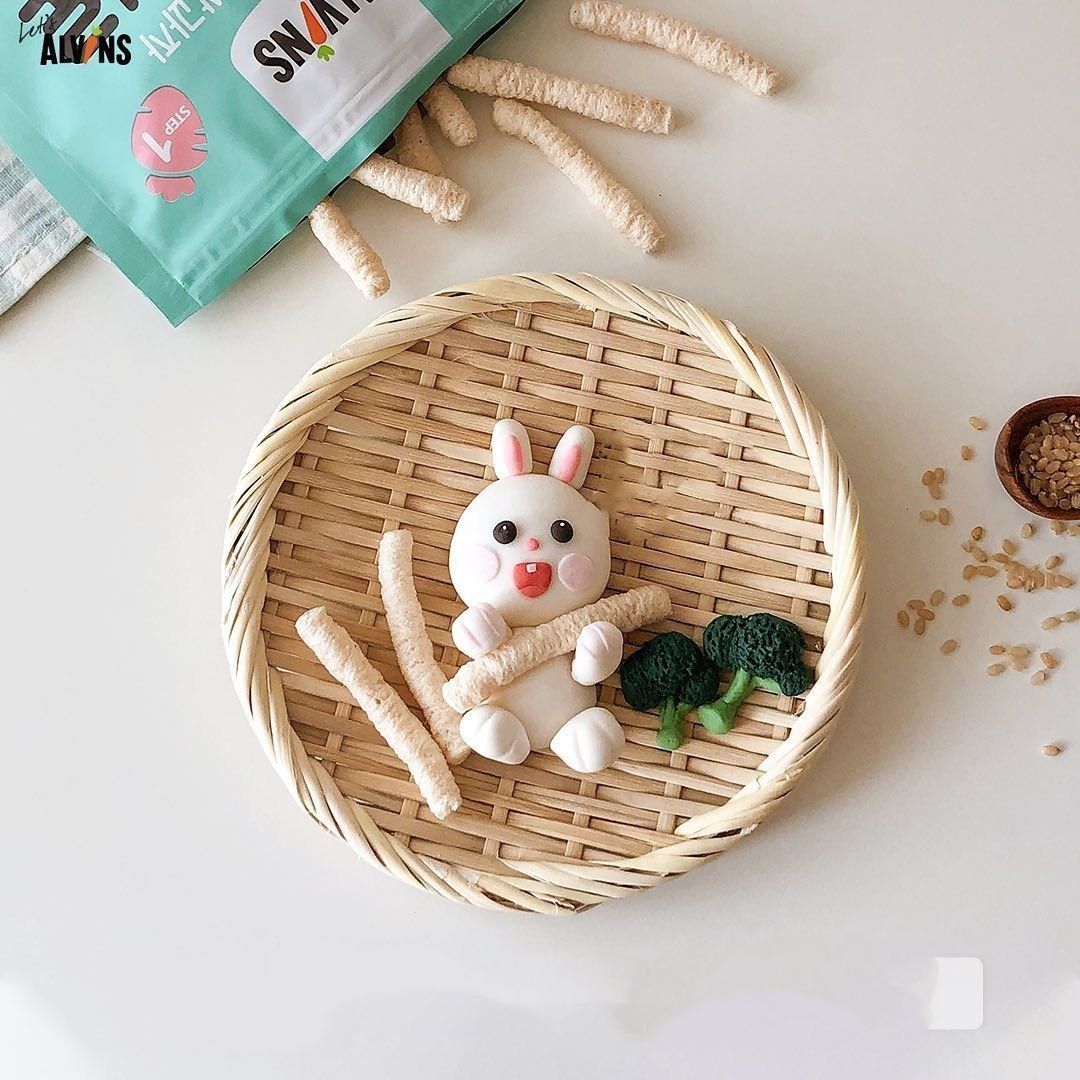 BÁNH GẠO LỨT HỮU CƠ ĂN DẶM DẠNG QUE ALVINS CHO BÉ TỪ 6M+ ( 25g )