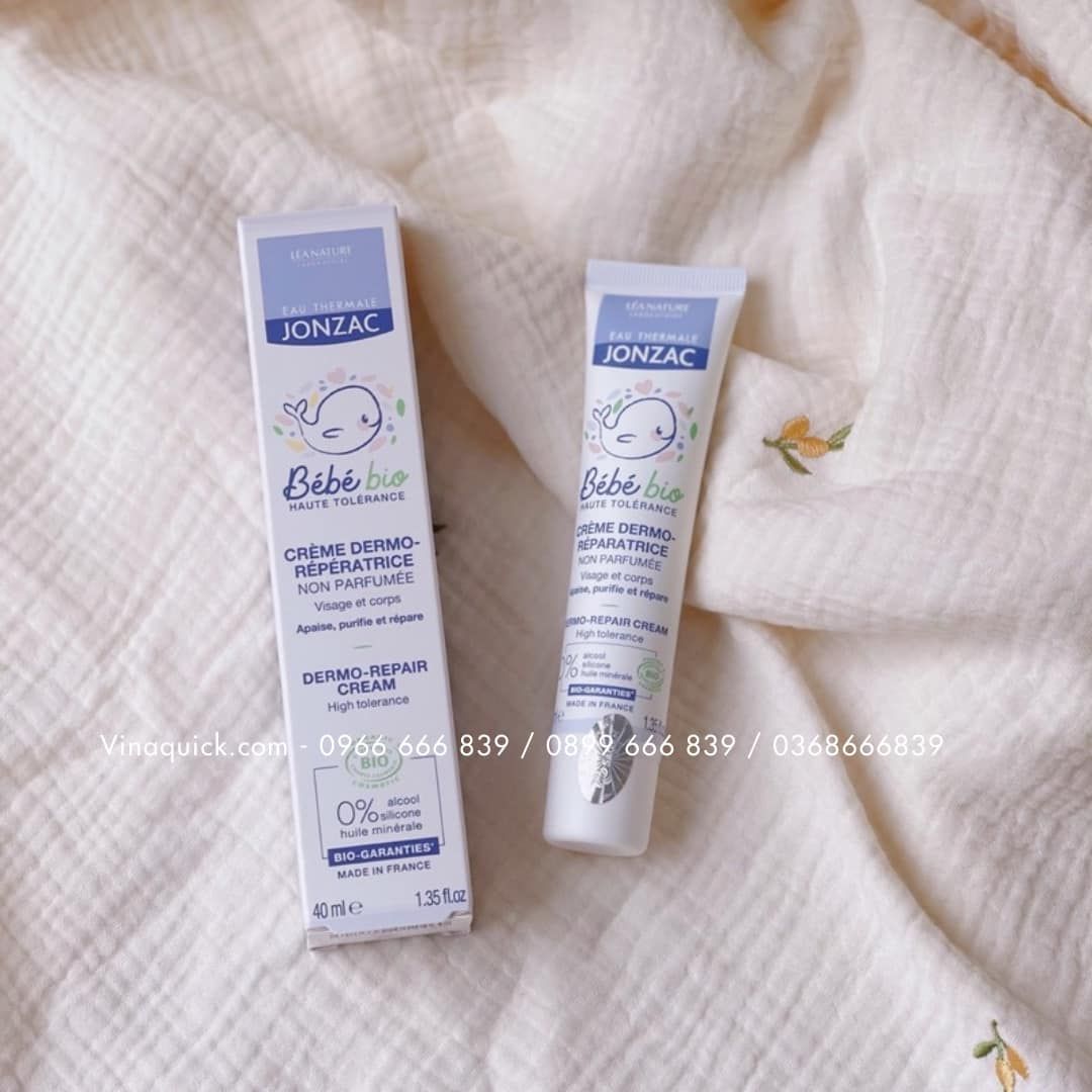 Kem Dưỡng Hữu Cơ Chống Hăm & Phục Hồi Jonzac Dành Cho Bé Từ Sơ Sinh 40ml