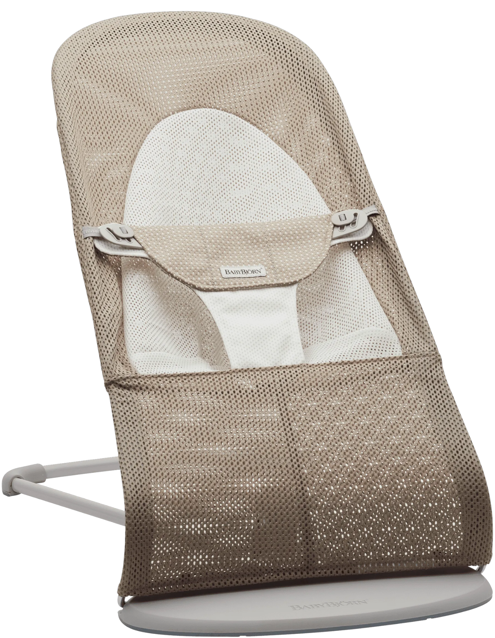 Ghế Rung Baby Bjorn Bouncer Balance Soft Vải Lưới Mesh - Light Gray Frame