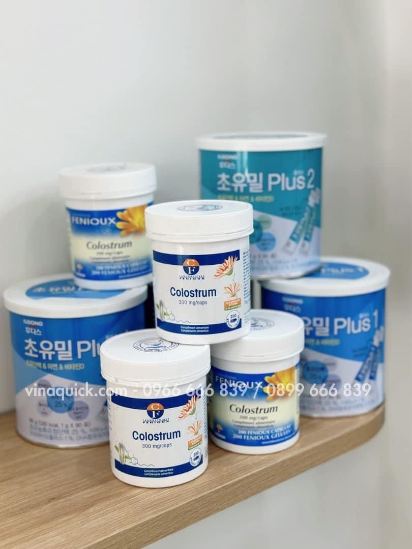 Sữa Non Pháp Fenioux Colostrum 200 Viên