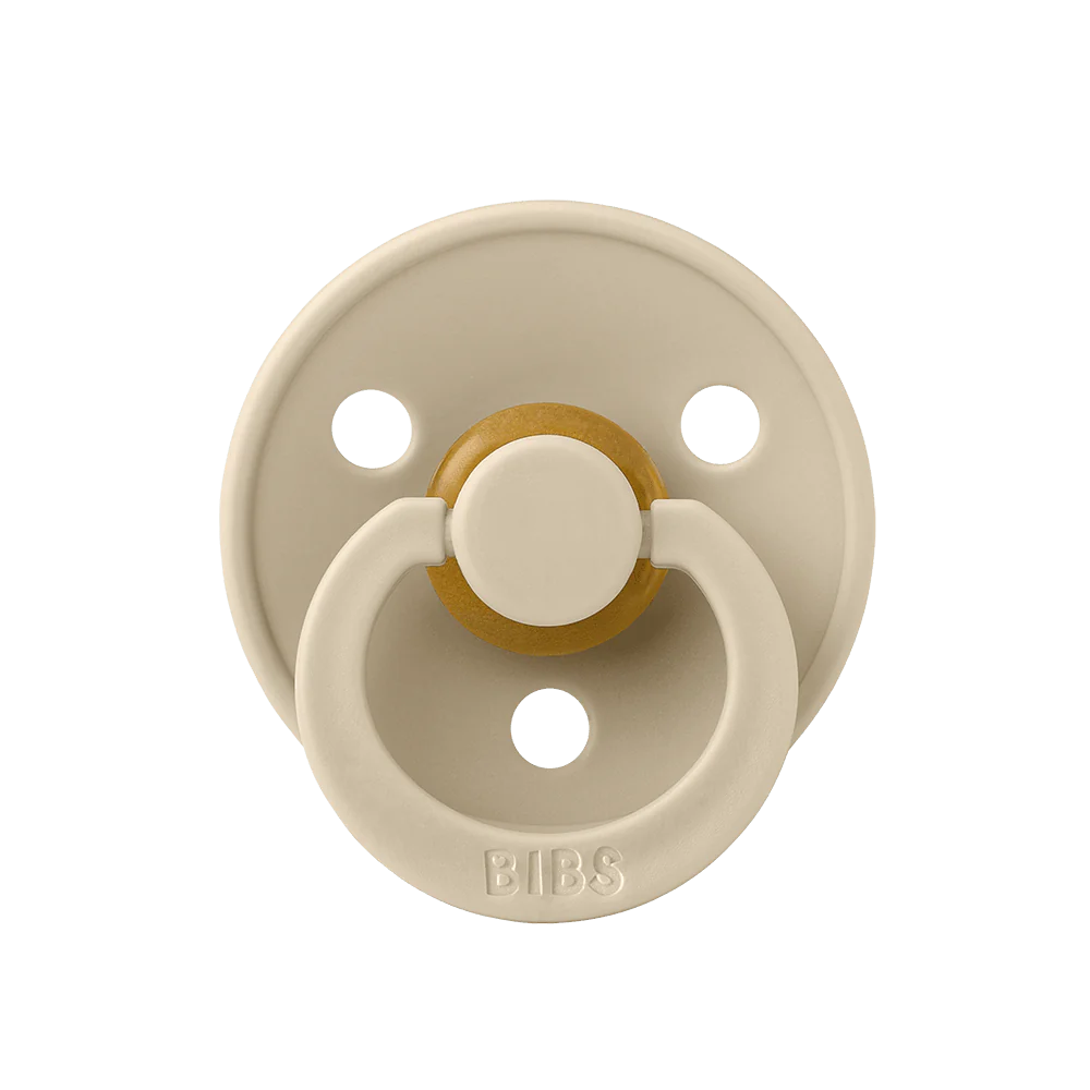 Ti Giả Núm Tròn Bibs Pacifier Colour Latex Size 1 Từ 0-6 Tháng
