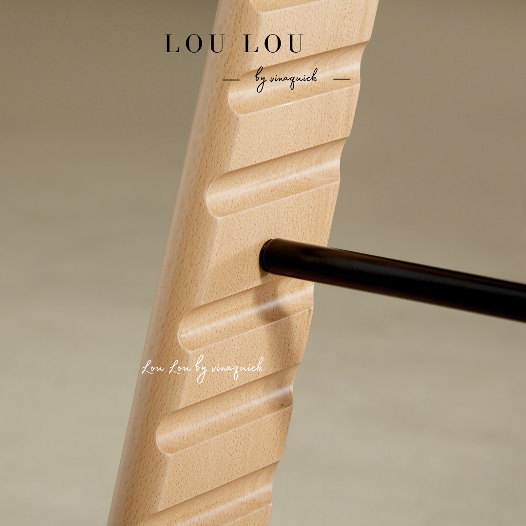 Ghế Ăn Dặm LouLou (Nguyên Set) - Màu Natural