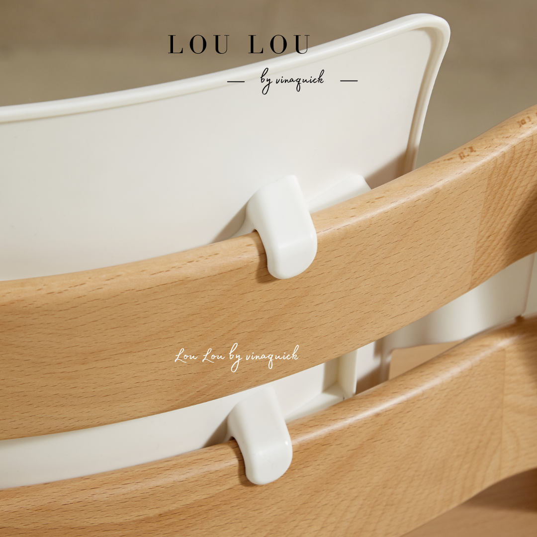 Ghế Ăn Dặm LouLou (Nguyên Set) - Màu Natural