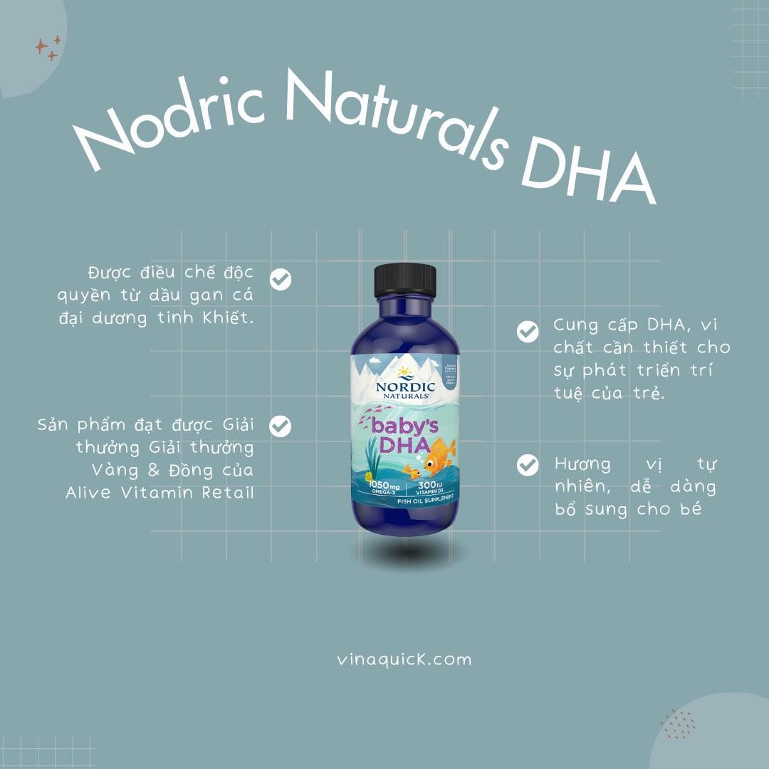 DHA CHO BÉ NORDIC NATURALS 530 MG OMEGA-3 VỚI EPA & DHA 119 ML (VỊ DÂU TÂY)