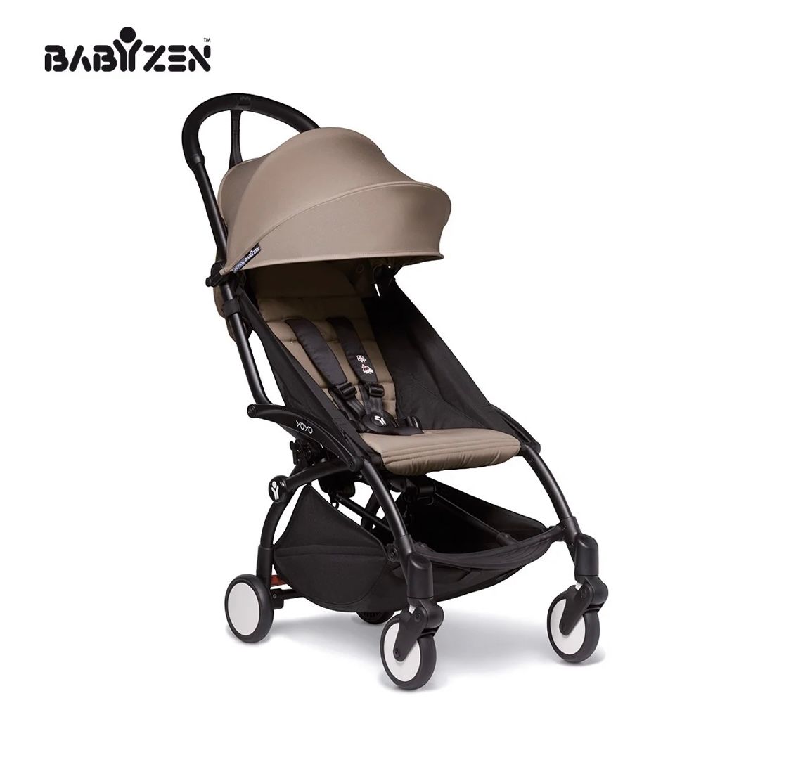  XE ĐẨY BABYZEN YOYO2 0+ 6+ COMPLETE STROLLER - BLACK/TAUPE 