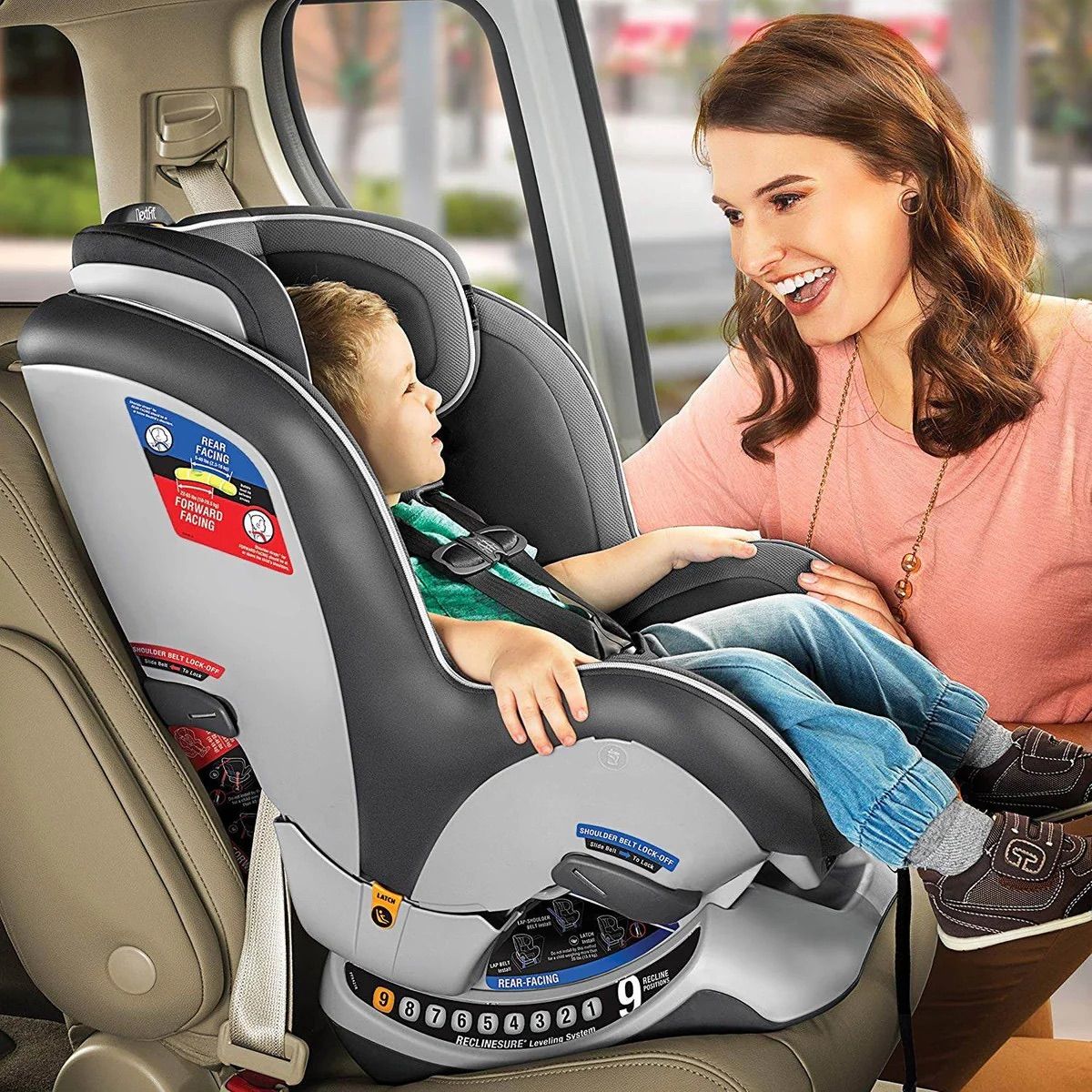 Ghế Ngồi Ô Tô Chicco NextFit Zip Convertible Car Seat - Corvus
