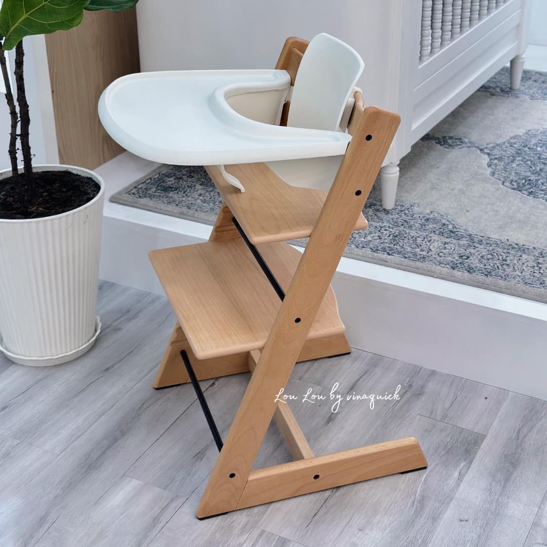 Ghế Ăn Dặm LouLou (Nguyên Set) - Màu Natural