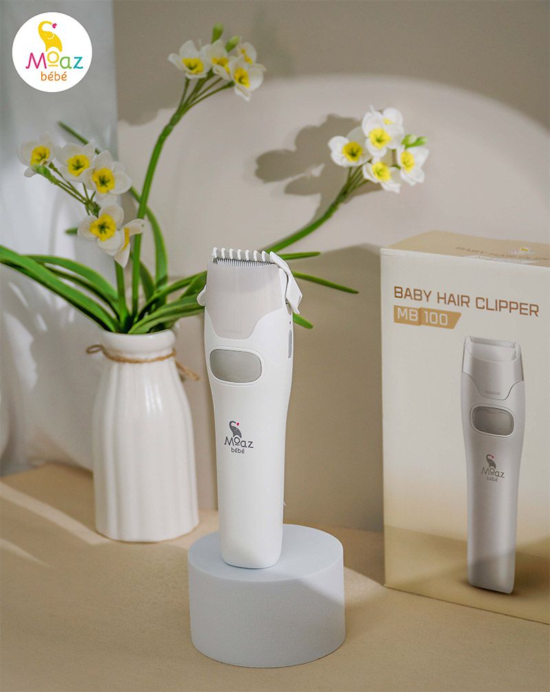 Tông đơ điện cắt tóc cho bé Moaz BéBé MB-100