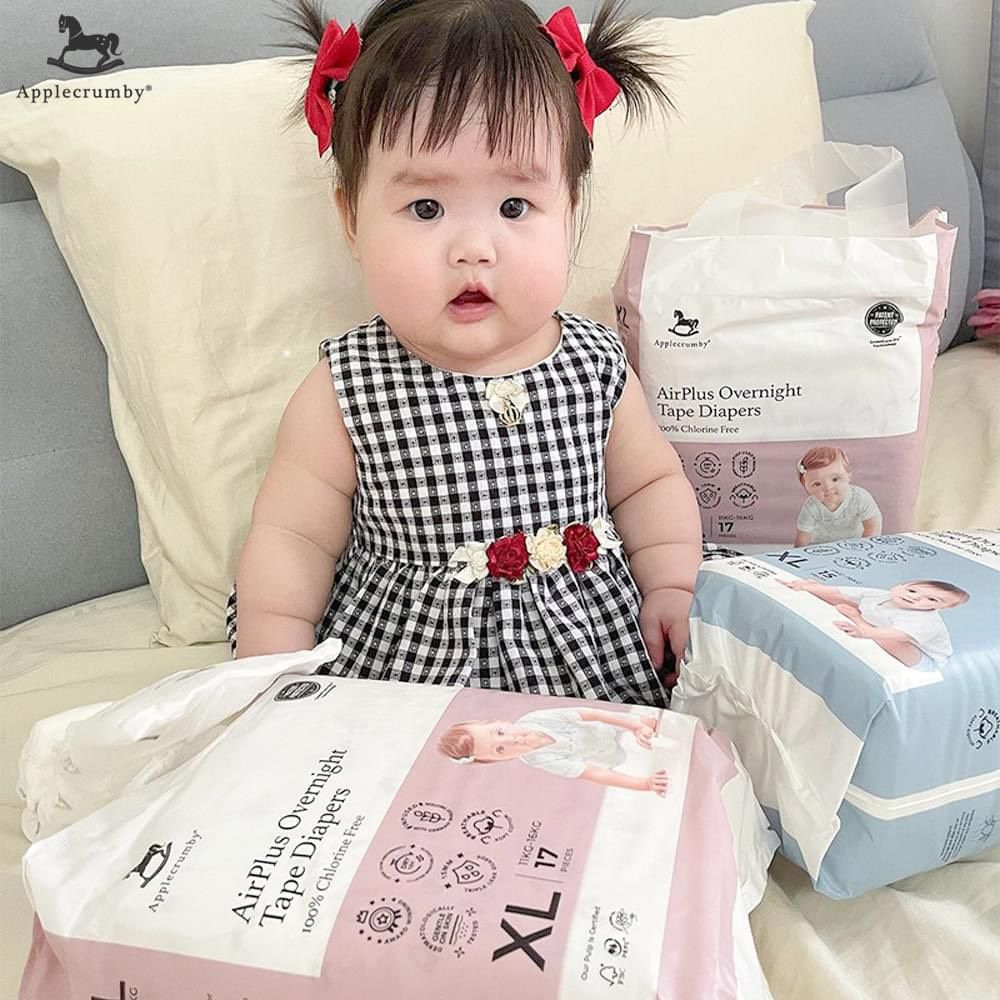 (MINI) BỈM TÃ QUẦN ĐÊM APPLECRUMBY AIRPLUS OVERNIGHT