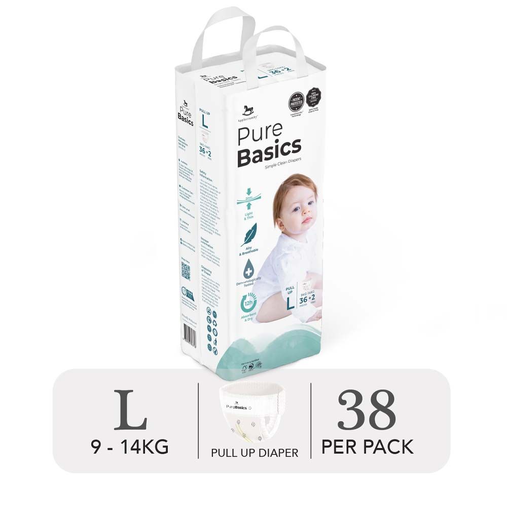 Bỉm Tã Quần Ngày Đêm Applecrumby Purebasics