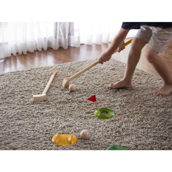 Đồ Chơi Gỗ PlanToys Bộ Mini Golf Cho Bé 3Y+