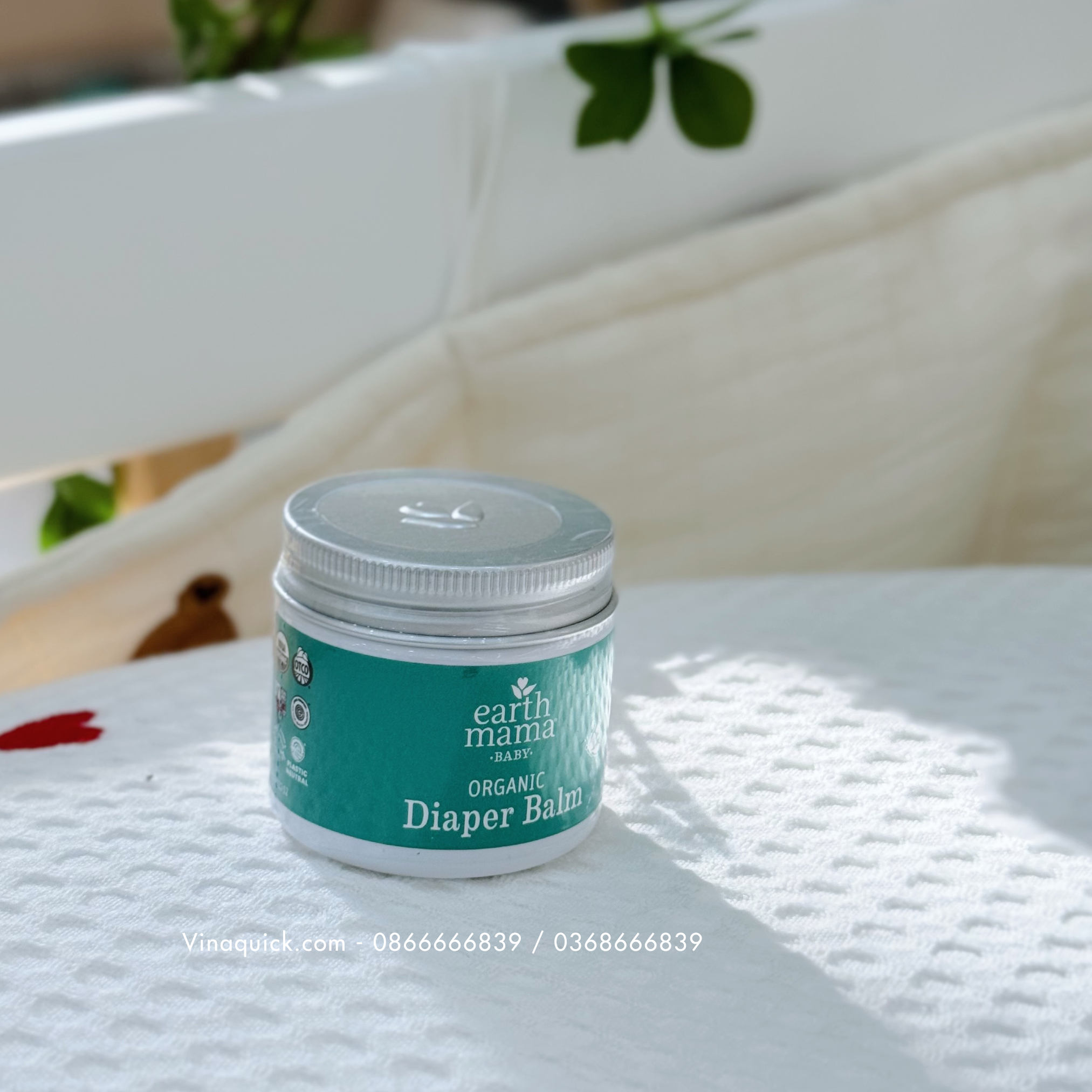 Kem Chống Hăm Hữu Cơ Cho Bé Earth Mama Organic Diaper Balm