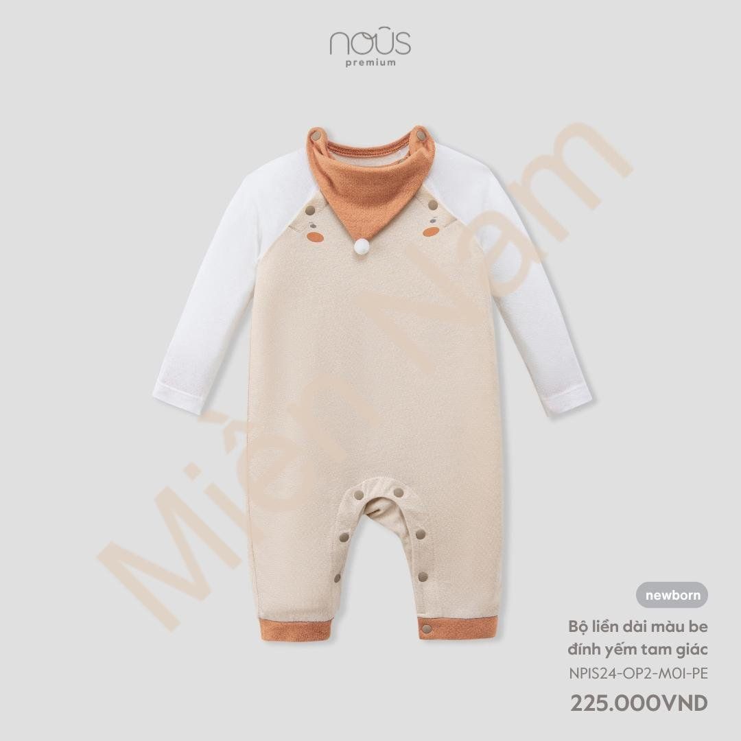 Bodysuit Dài Nous Be Đính Yến Tam Giác