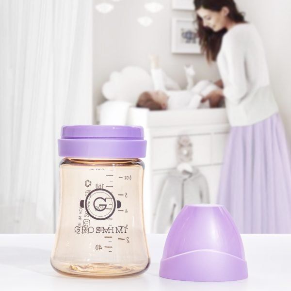 Bình sữa Grosmimi PPSU 200ml ( Không Núm Ti )