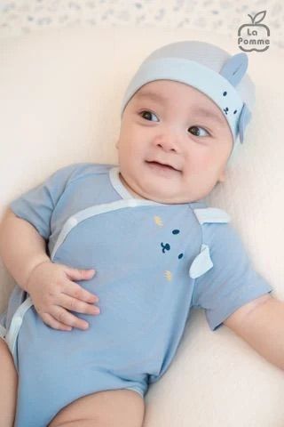 Mũ Sơ Sinh La Pomme Tai Rời Xinh Xắn