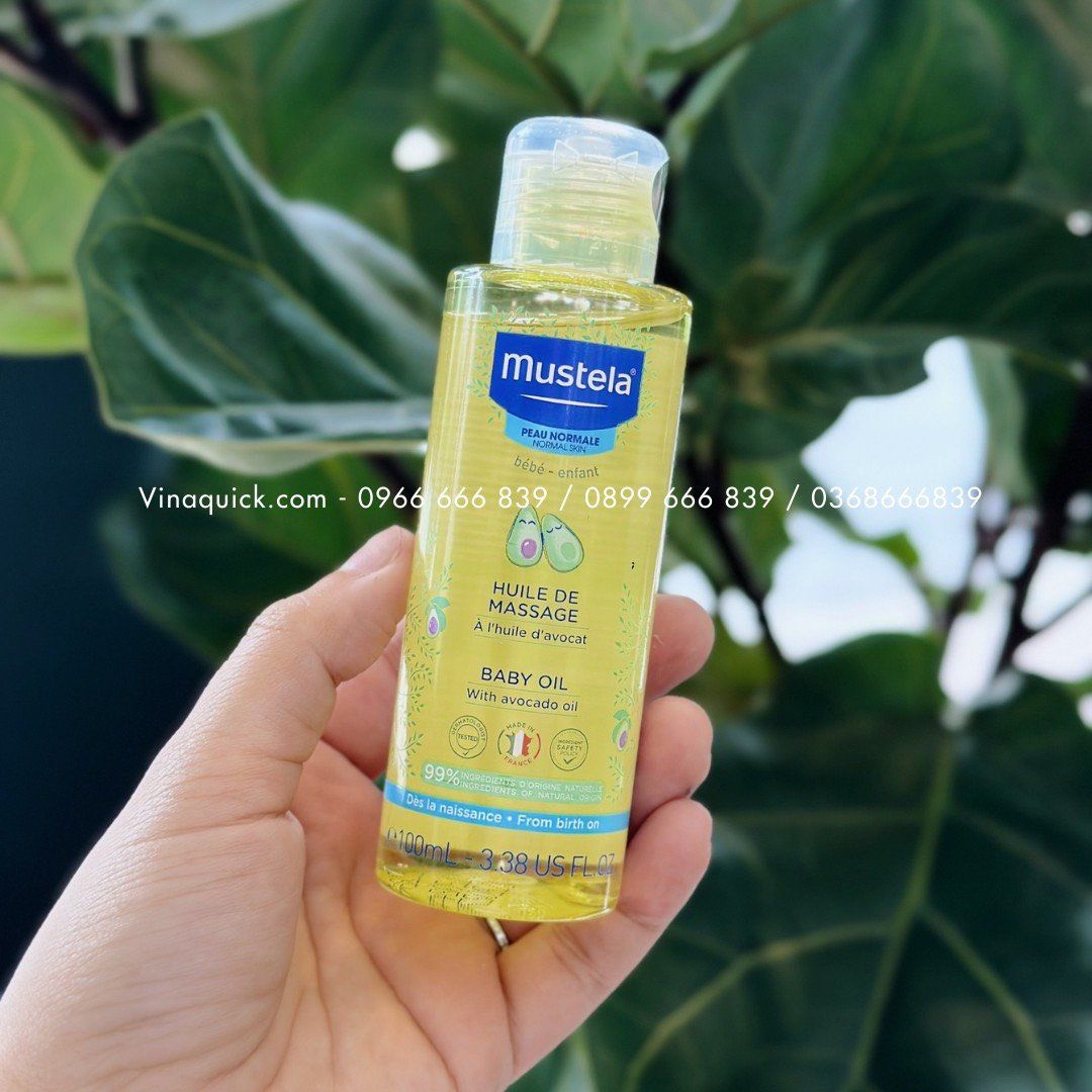 Dầu Massage Mustela Baby Oil 100ml