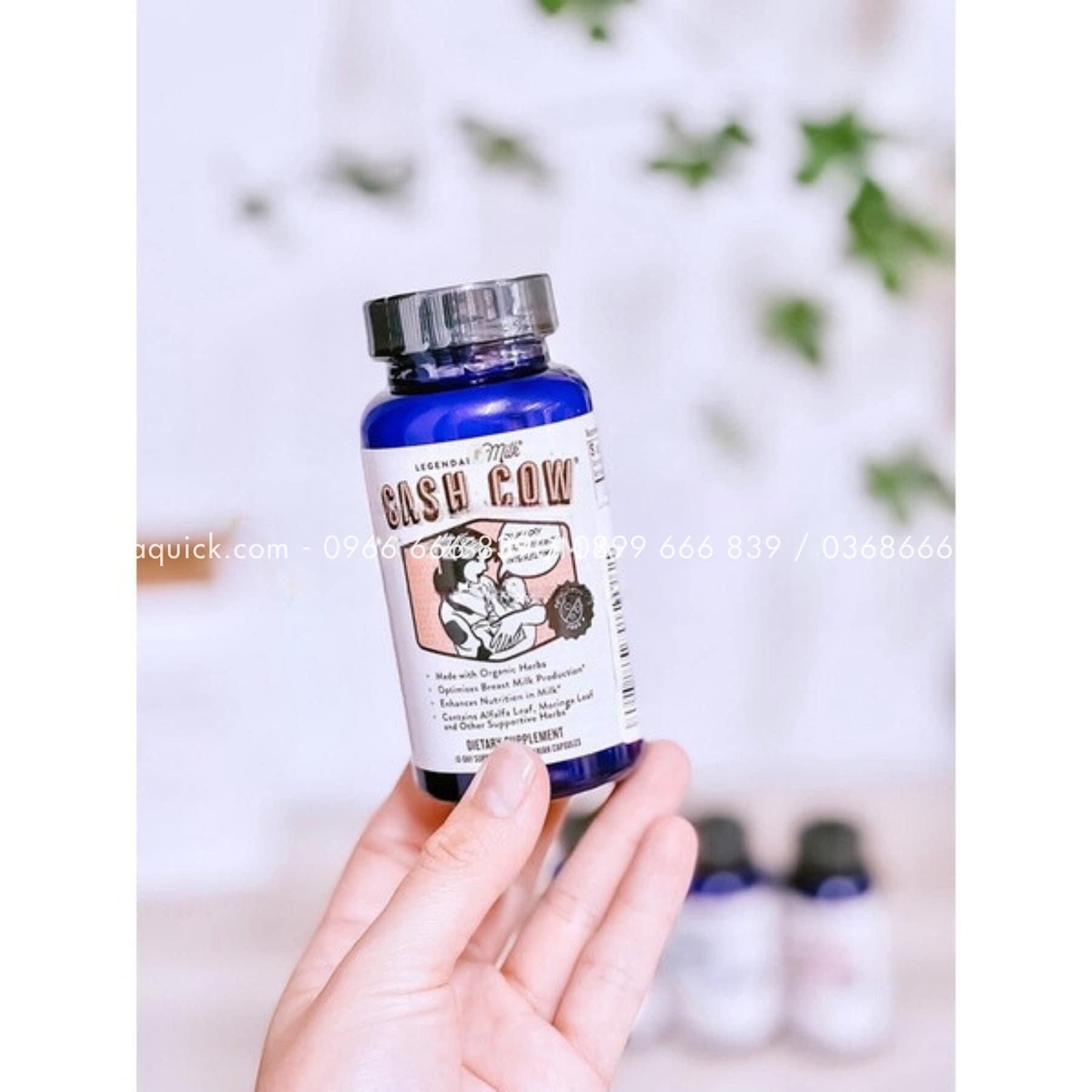 Viên Uống Lợi Sữa Legendairy Milk - Cash Cow Cho Mẹ (60 Viên)