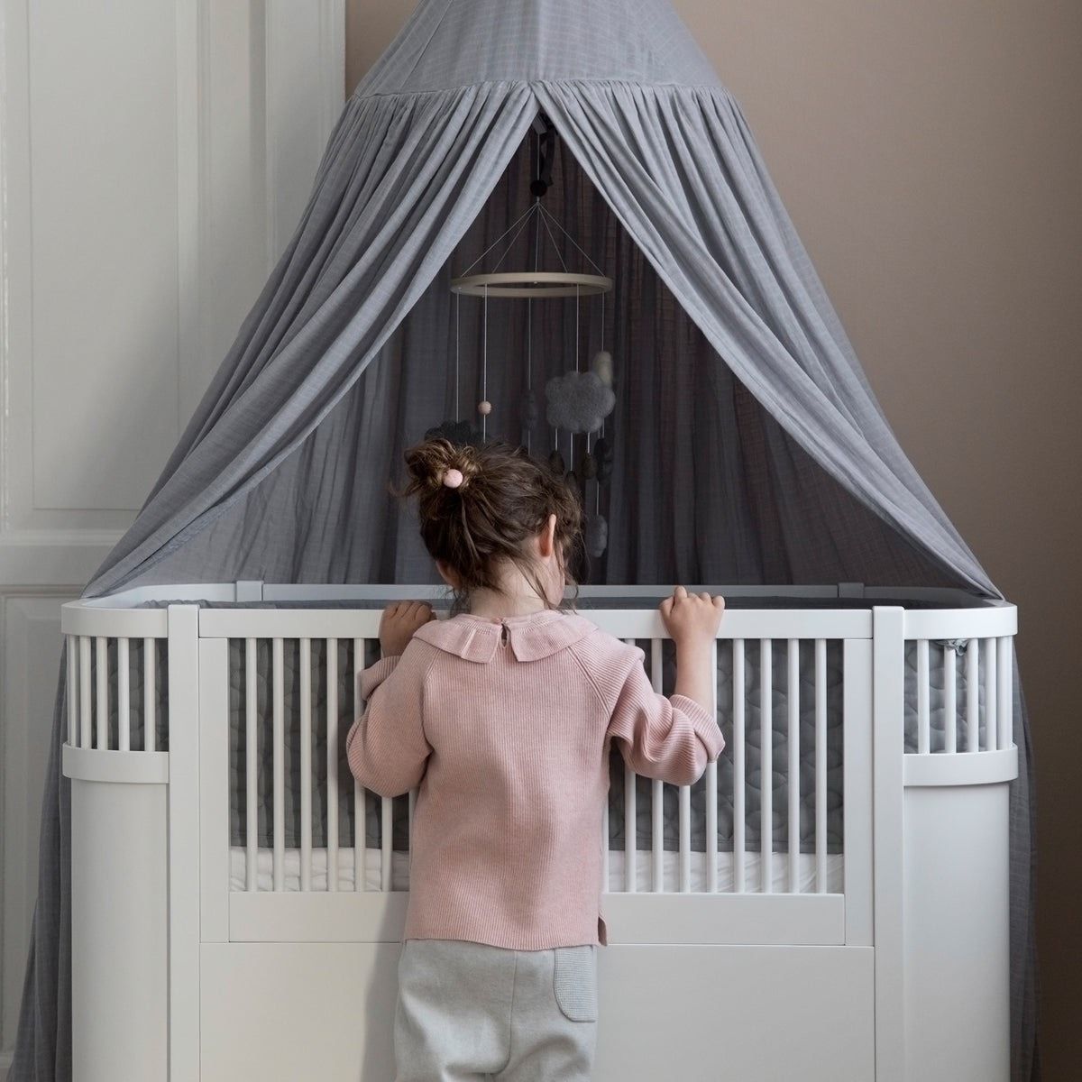 CŨI GỖ TRẺ EM HOANG VY BEDDING - MÀU TRẮNG