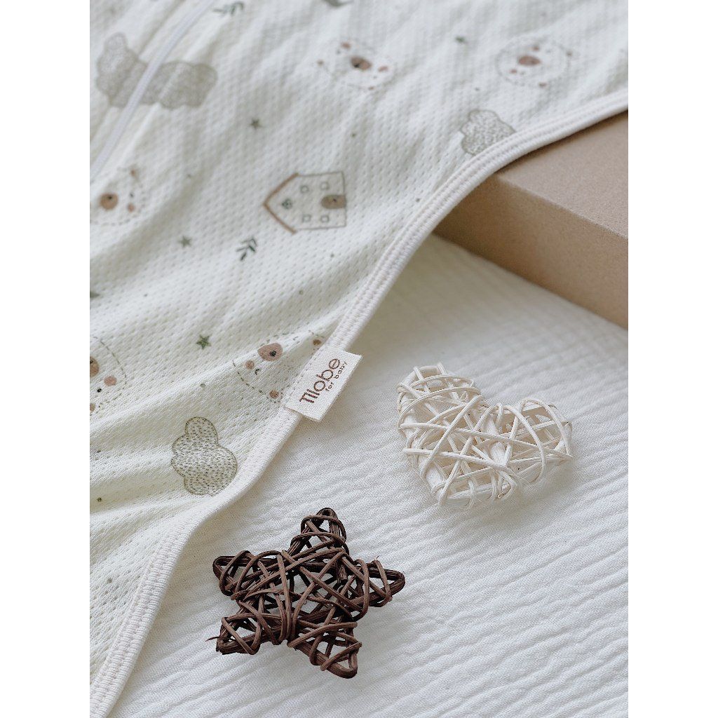Nhộng Chũn Thông Hơi Cotton Tilobe Siêu Mỏng Mềm Mịn Cho Bé
