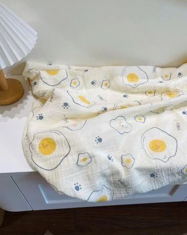 Chăn Vải Hè Cho Bé Từ Sơ Sinh HV Bedding (90x130 cm)