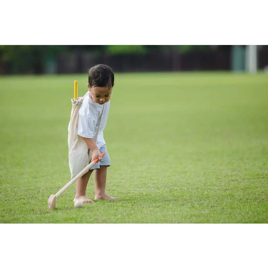 Đồ Chơi Gỗ PlanToys Bộ Mini Golf Cho Bé 3Y+