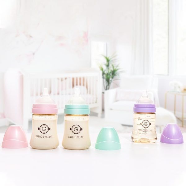 Bình sữa Grosmimi PPSU 200ml ( Không Núm Ti )