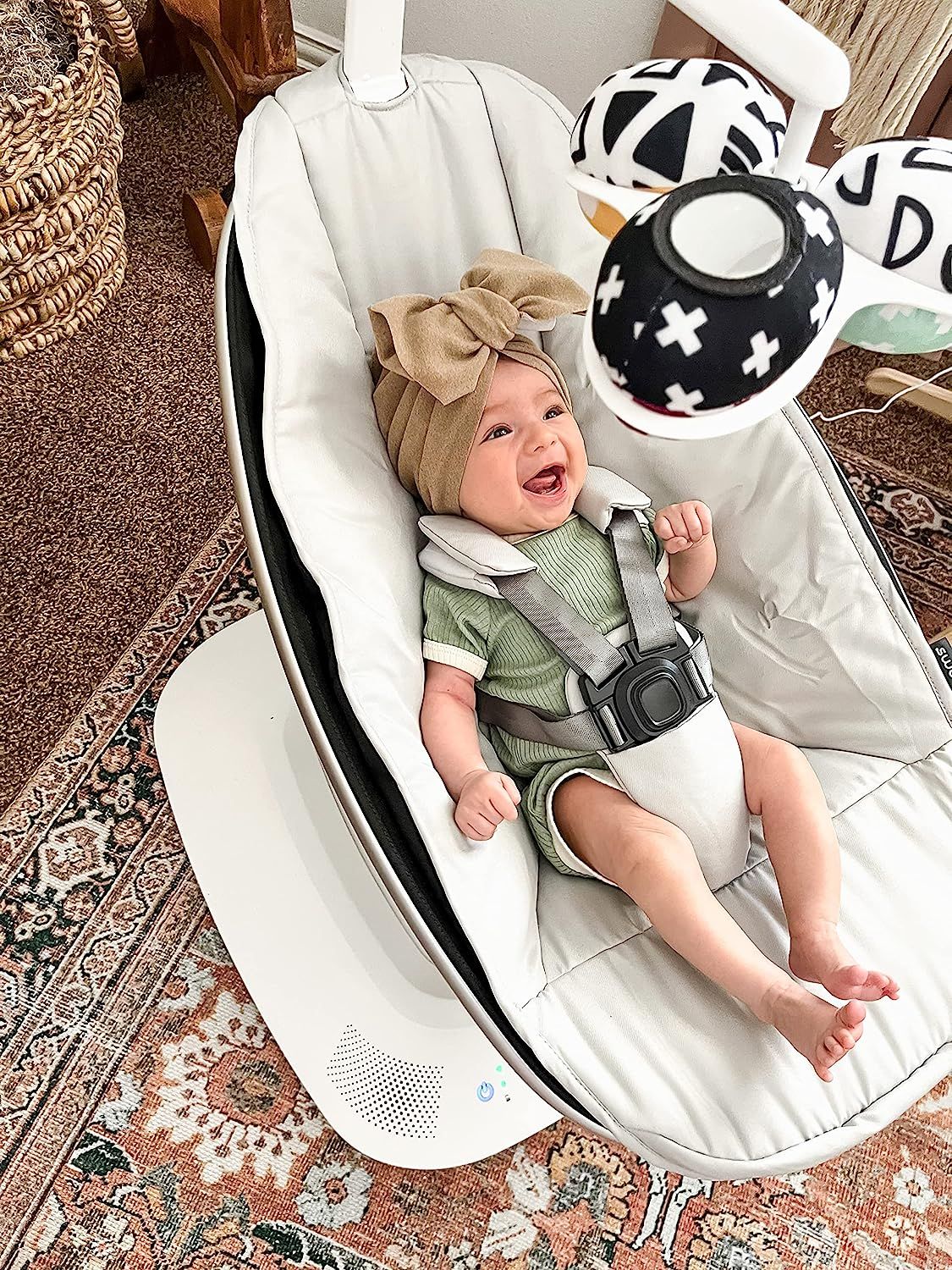Nôi rung 4moms Mamaroo màu Grey Classic (Bản 5G)