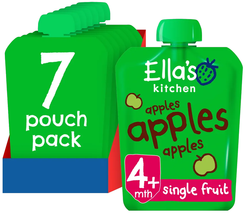 Trái Cây Nghiền Hữu Cơ Ella's Kitchen Cho Bé Từ 4M+ (70g)