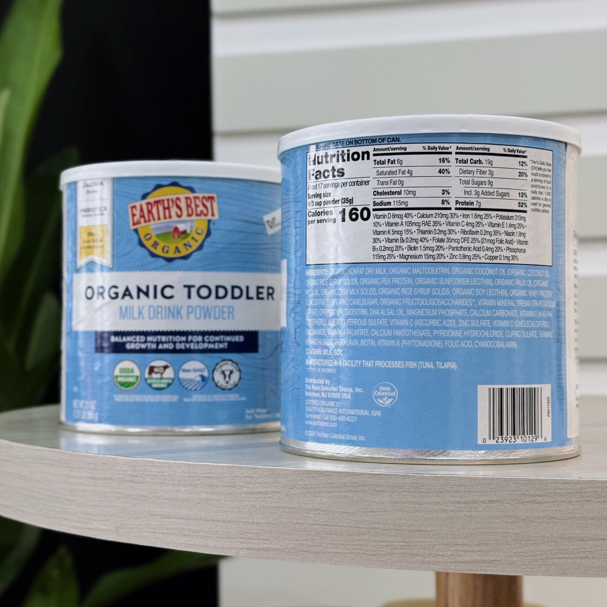 Sữa Earth's Best Organic Toddler Cho Bé Từ 1 Tuổi (595g)