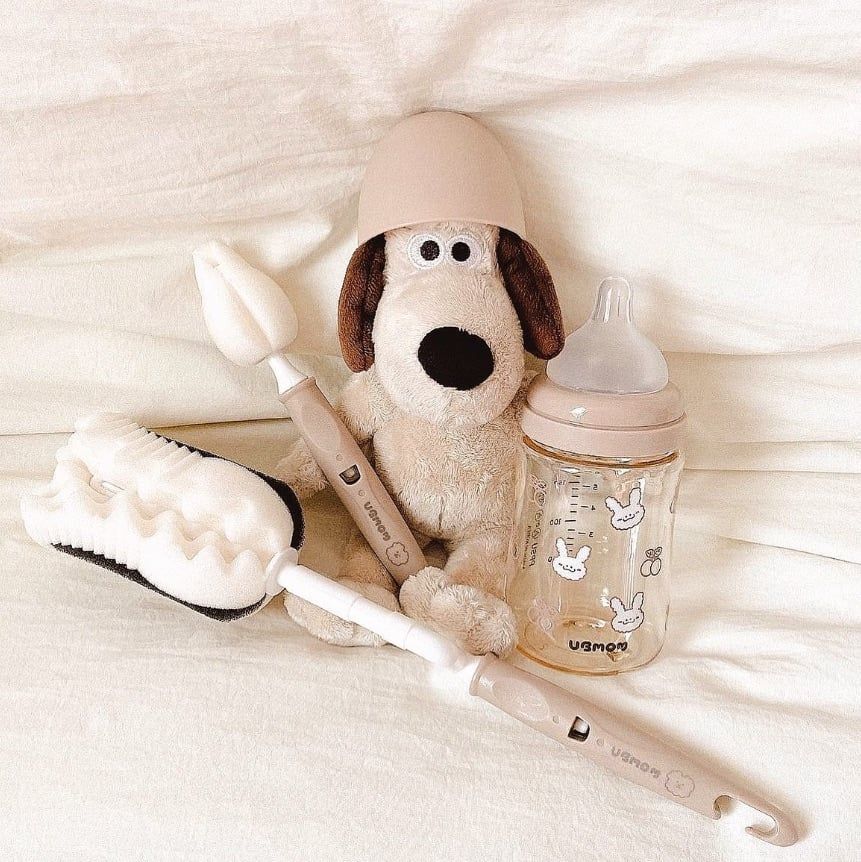 Set 2 Cọ Rửa Bình Mút Xốp Ubmom