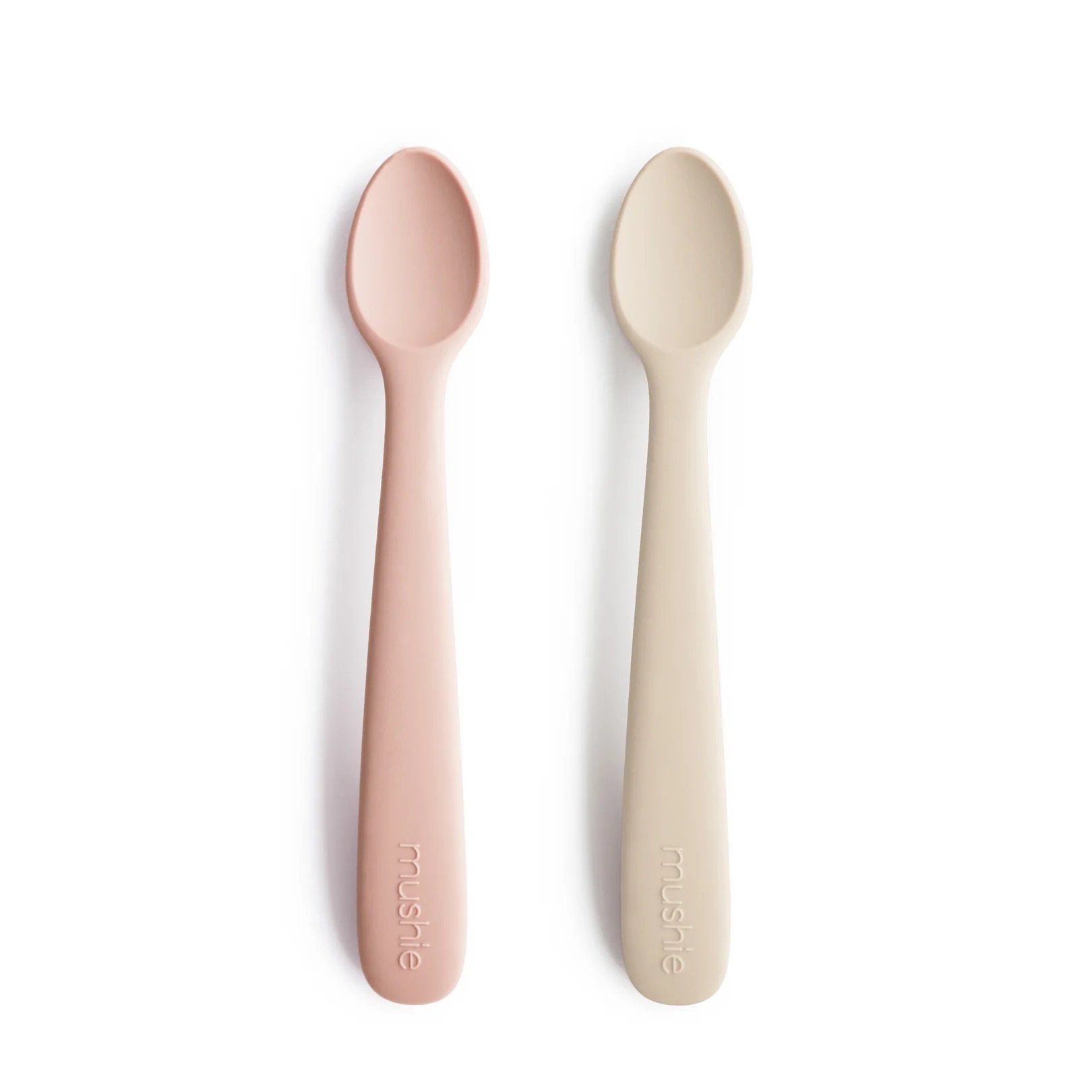 Set 2 Thìa Ăn Dặm Silicone Mushie Cho Bé
