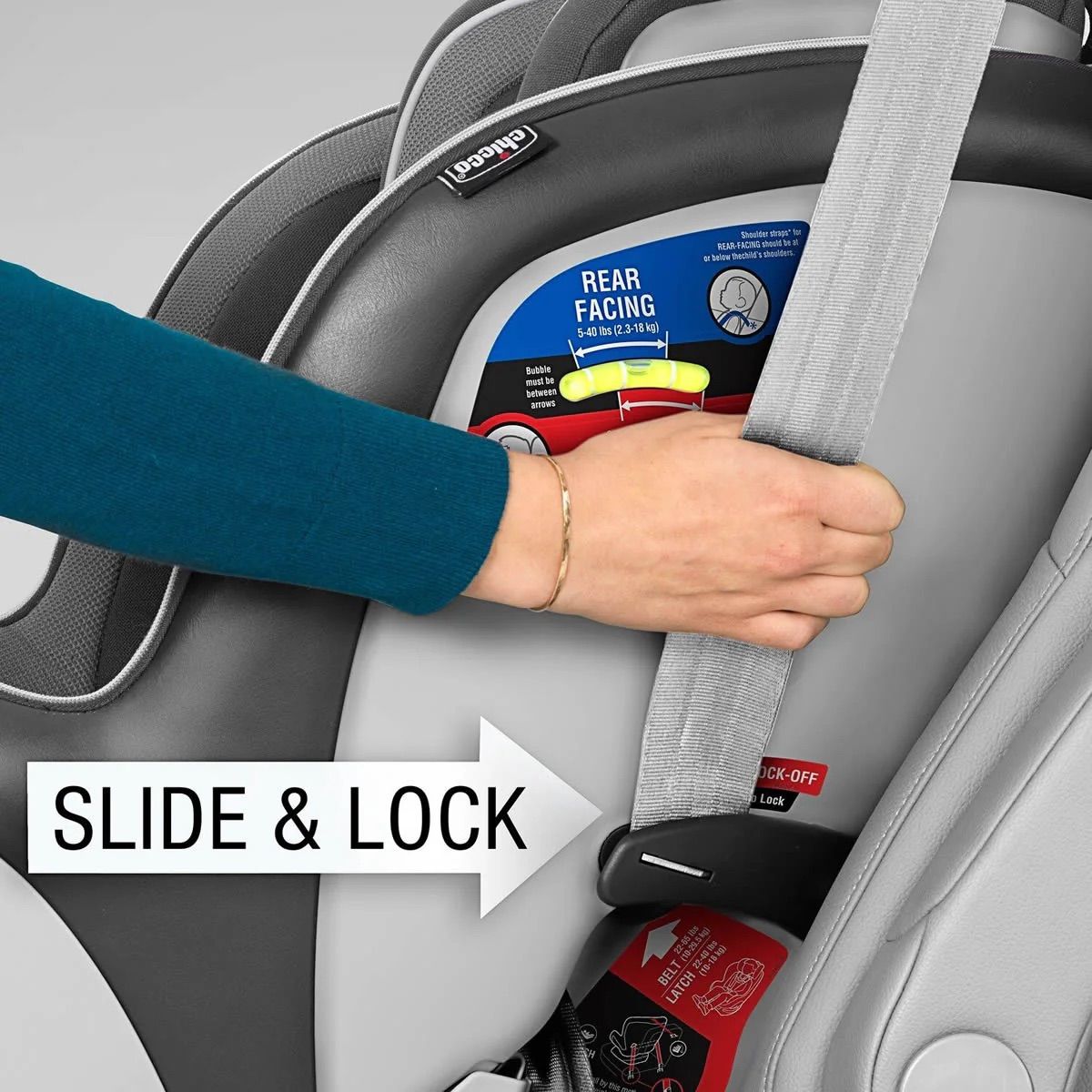 Ghế Ngồi Ô Tô Chicco NextFit Zip Convertible Car Seat - Corvus