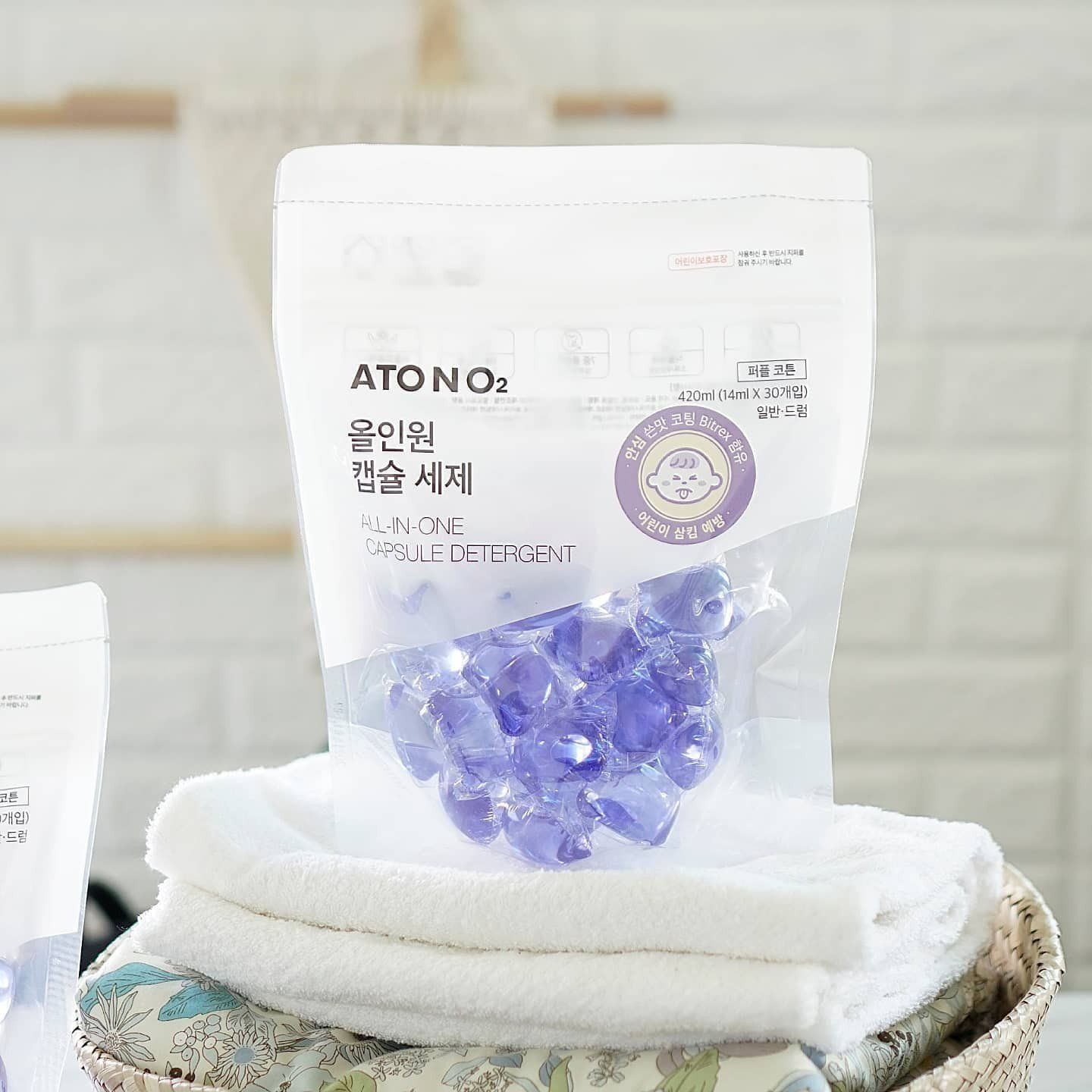 Viên Giặt ALL IN ONE Chiết Xuất Tự Nhiên Atono2 (30 Viên)