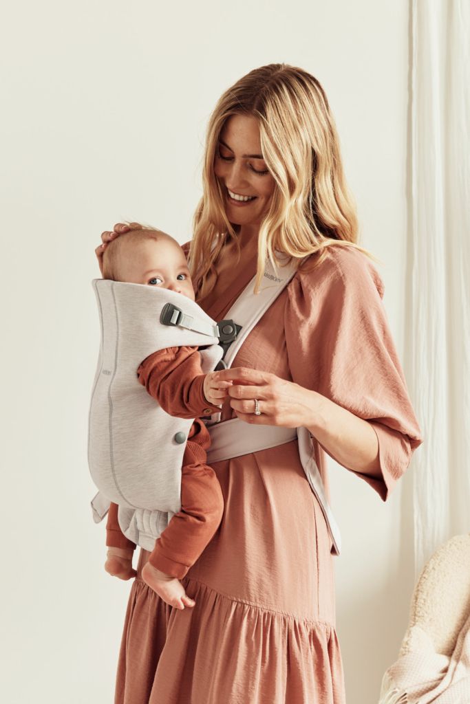 Địu Trẻ Em Baby Bjorn Baby Carrier Mini Vải 3D Jersey
