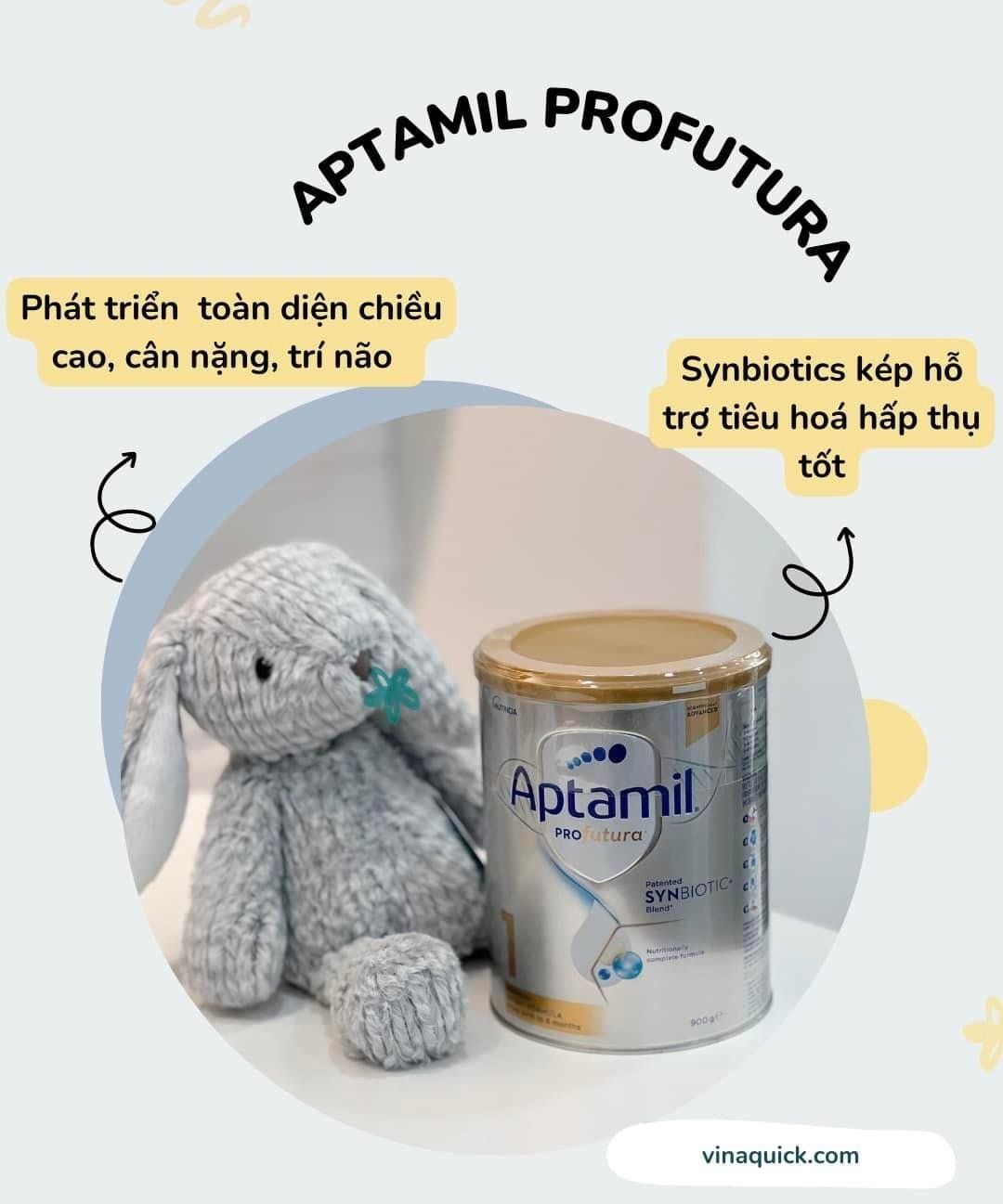 Sữa bột Aptamil Profutura Úc số 3 cho bé trên 1 tuổi (900g)