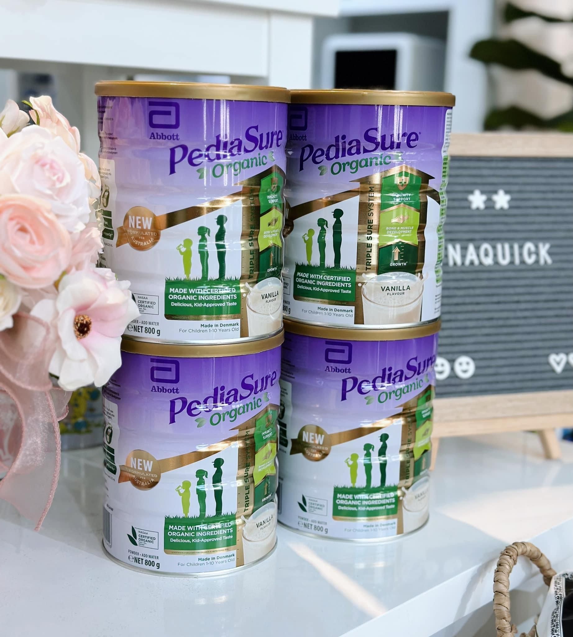 Sữa Pediasure Organic Úc Cho Bé Từ 1 Đến 10 Tuổi (800g) - CT