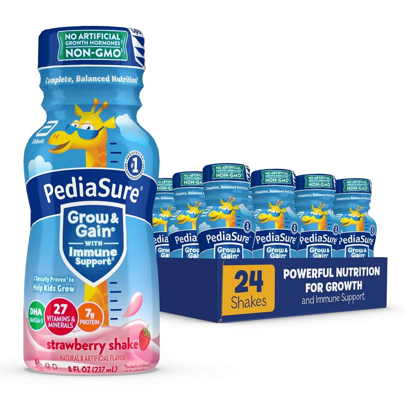 Sữa Nước Pediasure Grow & Gain Hương Dâu - 237ml