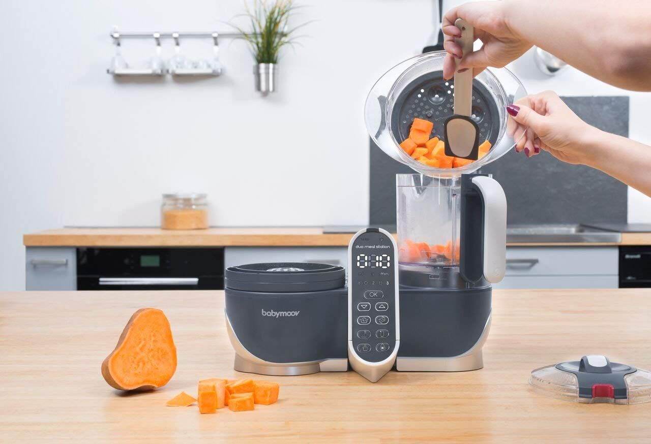 Máy làm đồ ăn dặm Babymoov Duo Meal Station 5 trong 1