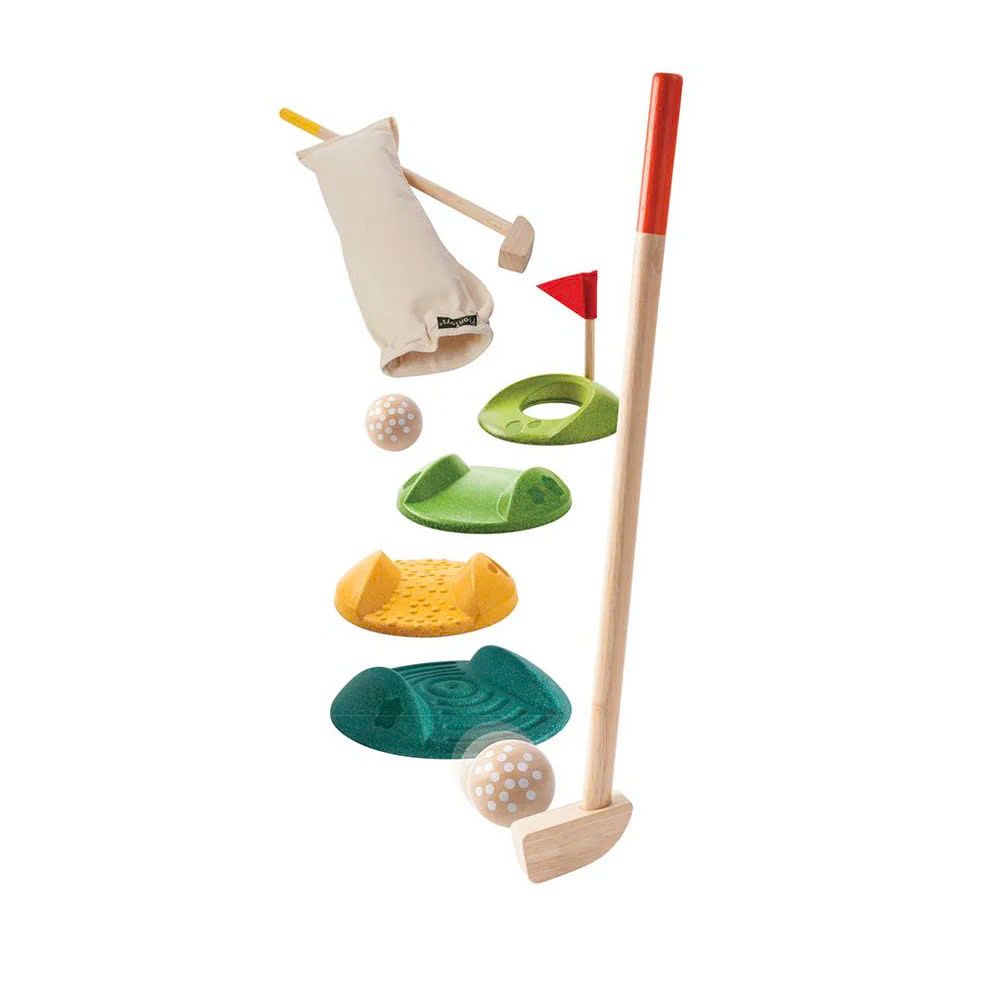 Đồ Chơi Gỗ PlanToys Bộ Mini Golf Cho Bé 3Y+